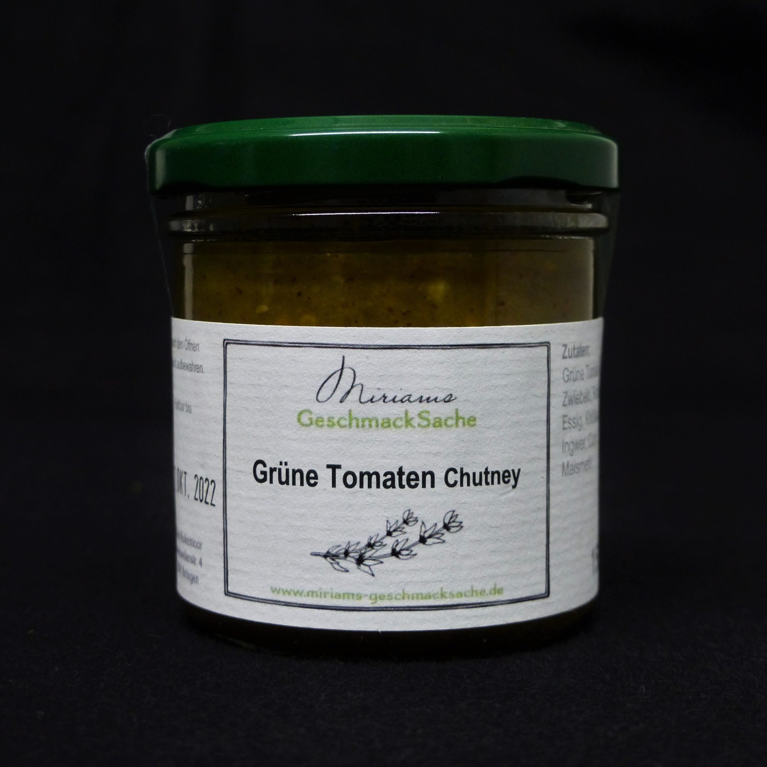 Grüne Tomaten Chutney - Miriams GeschmackSache